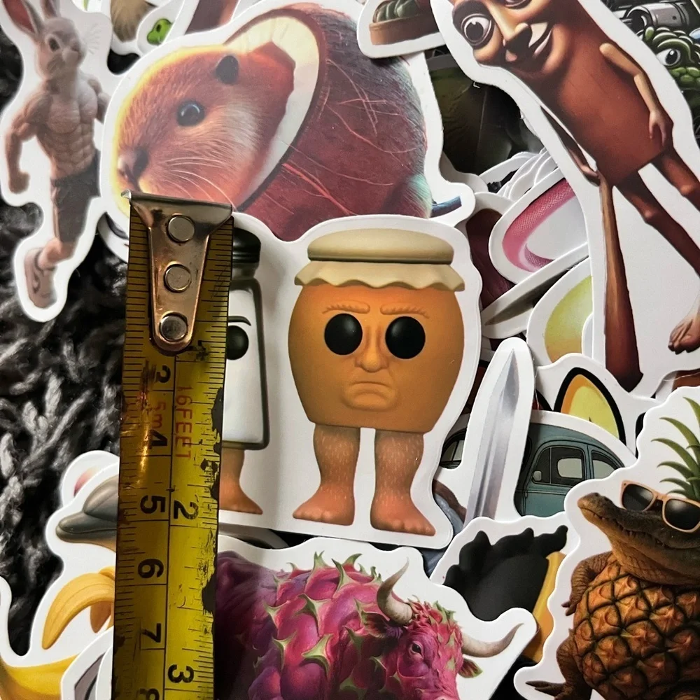 Italian Brainrot Colorful stickers 120+